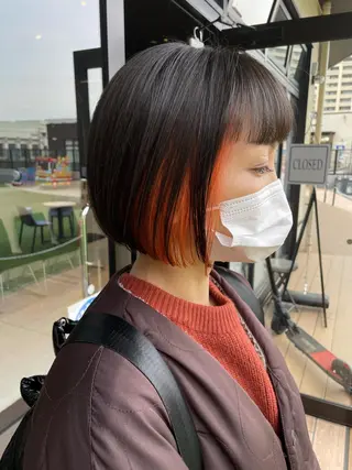 ショート カラー メンズヘア特化 崎田 成人のヘアスタイル