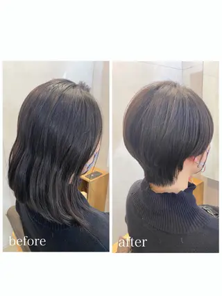 ショート conne& ririのヘアスタイル