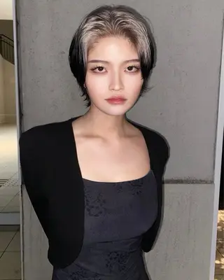 ショート カラー CACHÉ所属・大阪/堀江/ いわもと　りゅうやのヘアスタイル