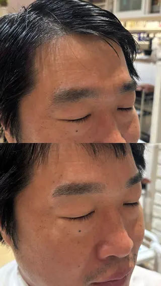 アイブロウ hair make shower所属・山﨑悠真 /心斎橋/メンズのヘアスタイル