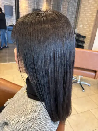 ロング カラー Cuthie所属・沖本 あやののヘアスタイル