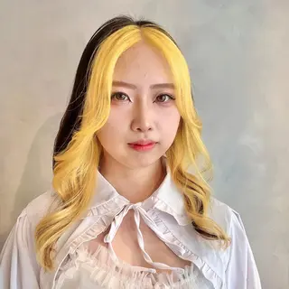 ロング カラー 🤍髪質改善➕透明感 カラー🤍川上葵のヘアスタイル