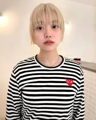 ショート カラー デザイン/レイヤー Kaito🐩/栄のヘアスタイル