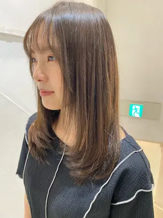 セミロング ✨くびれスタイル✨️ 戸嶋穂乃香のヘアスタイル