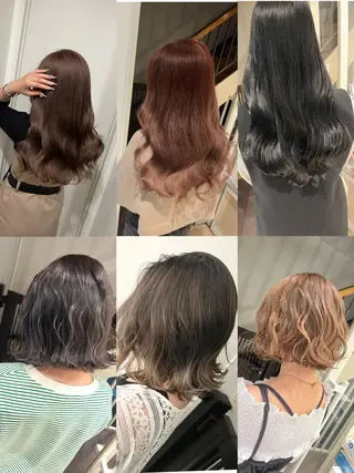 セミロング カラー ヘアアレンジ 🔥ハイトーンカラー ギャルNAOKI🔥のヘアスタイル