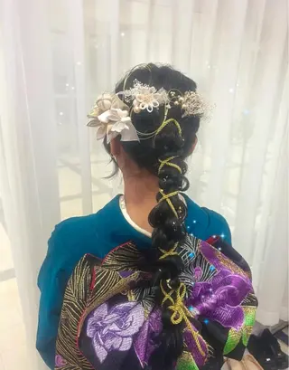 ヘアアレンジ lien eriiのヘアスタイル