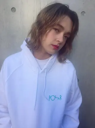 ミディアム HOODS hair salon所属・透明感カラー🌿ボブ ✨飛田　ケイのヘアスタイル