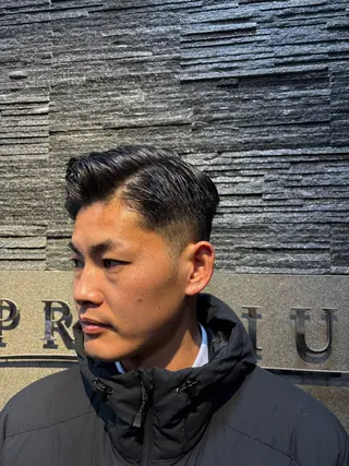 ショート メンズ ヒロ銀座　プレミアムバーバー目黒店所属・ほり たつみのヘアスタイル