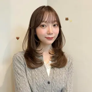 ミディアム ボブ/レイヤー /sora🌙✨️のヘアスタイル