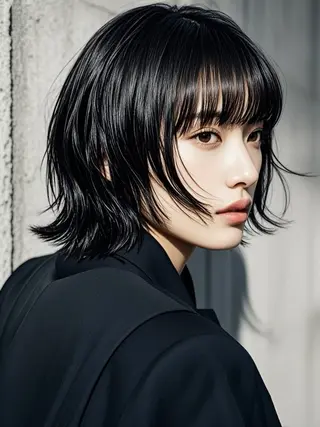 ショート ウルフカット 811 大阪梅田 ウルフのヘアスタイル