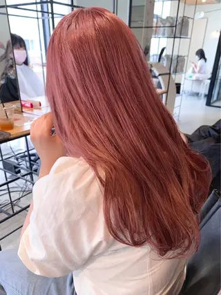 ロング カラー ベージュカラー/長岡 レイヤーカット/コウのヘアスタイル