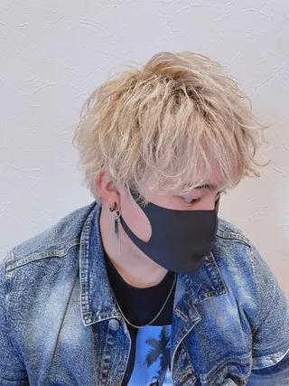 ショート カラー ヘアアレンジ メンズ メンズZina代表 田端 麗治のヘアスタイル