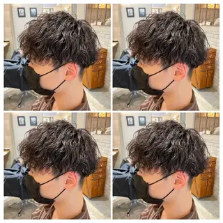 メンズ 👑メンズパーマ特化 店長望月謙二郎👑のヘアスタイル