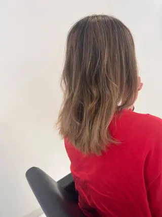 セミロング カラー 高橋 悠也のヘアスタイル