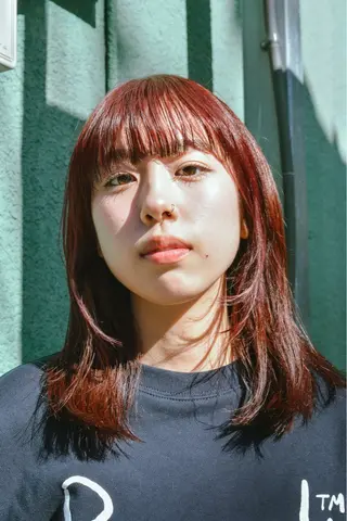 ミディアム HUMANあすか /レディースカットのヘアスタイル