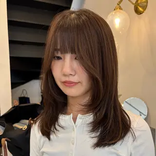 ロング みさき/レイヤー/ハ イトーン指名No.1のヘアスタイル