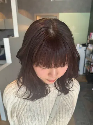 ロング 坂庭 美夢のヘアスタイル