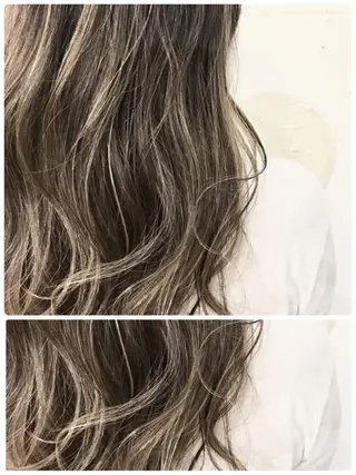 ロング カラー grow恵比寿【グロウ】髪質改善/ハイライト/ブリーチ/レイヤーカット所属・奥野 貴史　代表　レイヤーのヘアスタイル