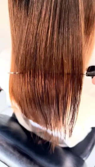 セミロング パーマ Q.HairLab所属・メンズパーマ&透明感 カラー特化谷村のヘアスタイル