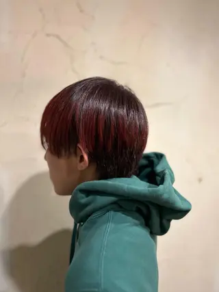 カラー メンズ 千葉 景虎のヘアスタイル