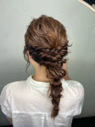 ロング カラー ヘアアレンジ 🌷名駅／髪質改善 ヘアセット/モネ🌷のヘアスタイル