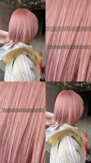 ショート 【ブロンド】【ベージ ュ系】TAKUMAのヘアスタイル