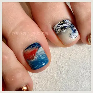 ネイル Beauty salon Ryu・ange所属・PEARL ROSE パールローズのネイルデザイン