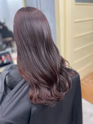 ロング 中原 栞奈のヘアスタイル