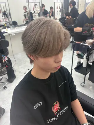 カラー ハイトーン/透明感 艶カラー/SAKI‎のヘアスタイル