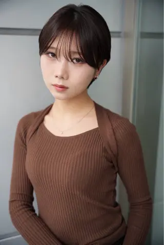 ショート 🖱️透明感カラー ×髪質改善Rikyuのヘアスタイル