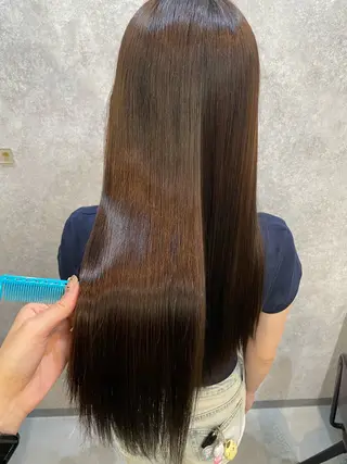 ロング カラー ツヤちゅるカラー✮ すずなのヘアスタイル