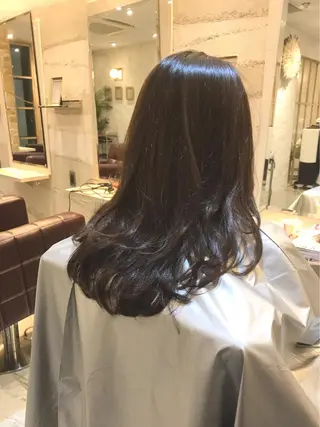 ミディアム カラー 髪質改善・艶髪特化 木村侑平のヘアスタイル