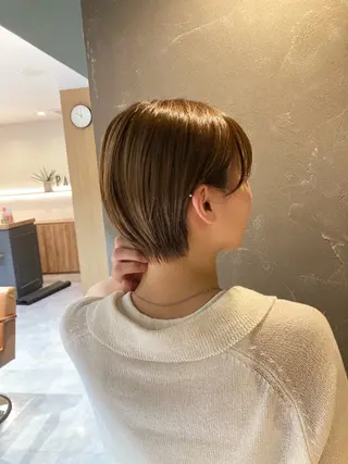 ショート 髪質改善/パパス 学南町/松島大己のヘアスタイル