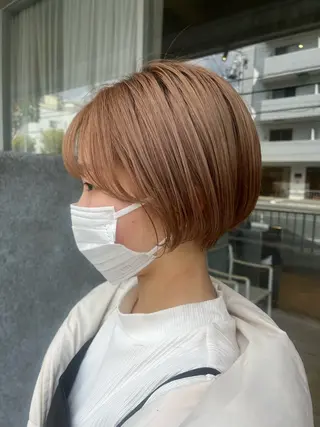 ショート 藤井 美歩/赤髪のヘアスタイル