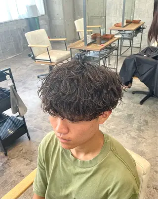 ショート カラー パーマ メンズ 🎧【パーマ師】 SOUMA🎧のヘアスタイル