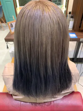 ミディアム カラー 髪質改善/縮毛矯正 ツヤ髪🩷さつきのヘアスタイル