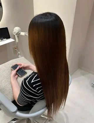 ロング レイヤー/艶髪カラー 🌷油科あい🌷のヘアスタイル