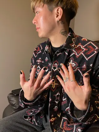 ネイル L-shine所属・メンズネイル専門店 ⭐︎大人男子空間⭐︎のネイルデザイン