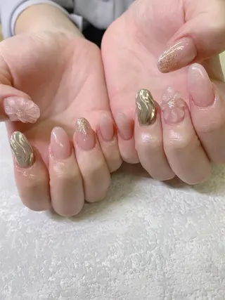 ミディアム JNA認定講師🌸 RIEのネイルデザイン