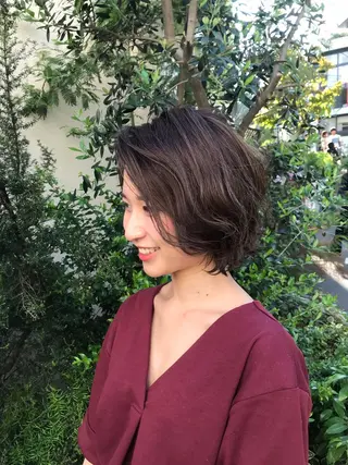 ミディアム カラー 店長担当🌟 矢吹ガブリエル🌟のヘアスタイル