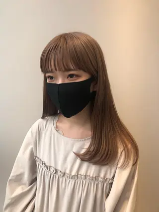 セミロング ❤︎︎韓国ヘア❤︎︎ 𝑺𝒉𝒊𝒉𝒐のヘアスタイル