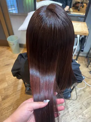 ロング 浜崎 恵澄のヘアスタイル