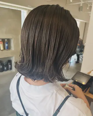 ミディアム rivegauche yasuokaのヘアスタイル