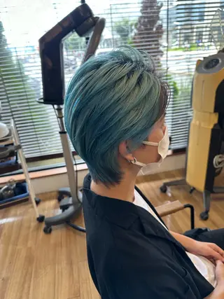 ミディアム メンズ 中村 虎のヘアスタイル