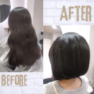 ミディアム GR 髪質改善トリートメント×ヘッドスパ【ジーアール】所属・🌺中村🌺毎日楽し くなる髪をご提案✨のヘアスタイル