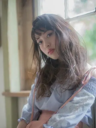 ロング カラー パーマ 【店長】木内 千晶のヘアスタイル