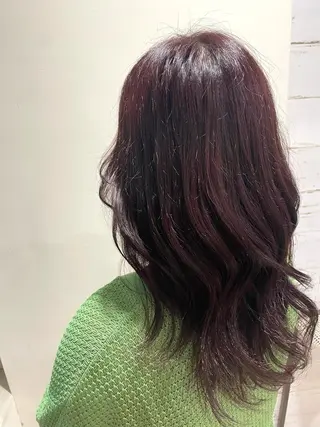 ロング カラー 小柳 夏美のヘアスタイル