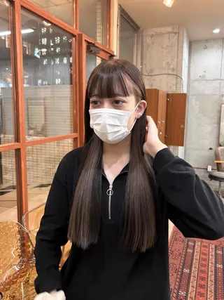 ロング カラー オクダアキホ /似合わせカット✁のヘアスタイル