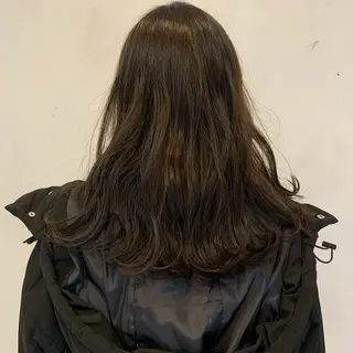 ロング カラー 似合わせカットカラー ♡佐藤捺美のヘアスタイル