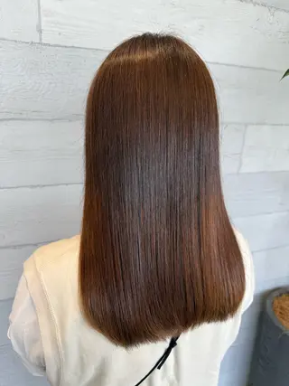 セミロング カラー 今岡 育美のヘアスタイル